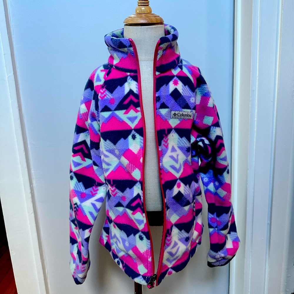 Columbia Girls “Castle Dale” Full Fleece, Size Small